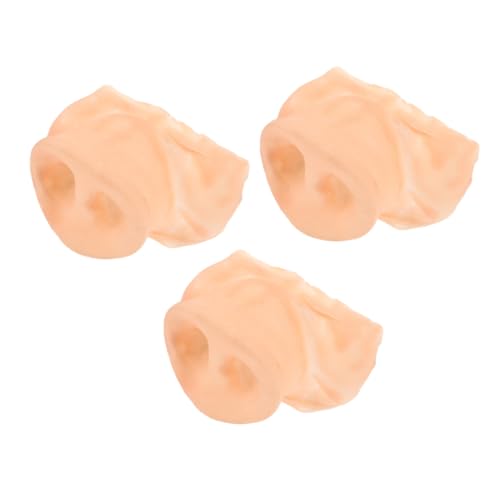 HANABASS 3 Stück Schweinenase Halloween-Nase Schweine-Cosplay-Zubehör Cosplay Schwein Prop gefälschte Nasenstützen Schwein Zubehör Schwein-Cosplay Halloween Kostümzubehör Emulsion Beige HANABASS 3 Stück Schweinenase Halloween-Nase Schweine-Cosplay-Zubehör Cosplay Schwein Prop gefälschte Nasenstützen Schwein Zubehör Schwein-Cosplay Halloween Kostümzubehör Emulsion Beige von HANABASS