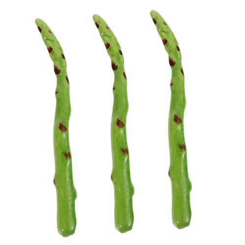 HANABASS 3 Stück Simulation Spargelmodell gefälschte Lebensmittel realistisch gefälschter Spargel gefälschtes Gemüse Essen lebensechter Spargel Schaum Green HANABASS 3 Stück Simulation Spargelmodell gefälschte Lebensmittel realistisch gefälschter Spargel gefälschtes Gemüse Essen lebensechter Spargel Schaum Green von HANABASS