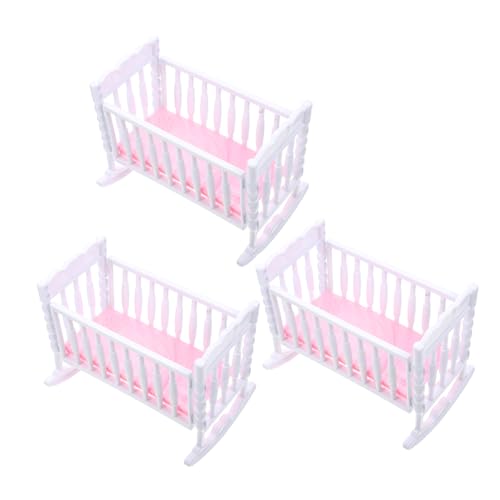 HANABASS 3 Stück Spielzeugzubehör Babyspielzeug Babybett Stellen Sie Sich Vor, Zu Dollhouse Cradle Neugeborenes Pp Weiß HANABASS 3 Stück Spielzeugzubehör Babyspielzeug Babybett Stellen Sie Sich Vor, Zu Dollhouse Cradle Neugeborenes Pp Weiß von HANABASS