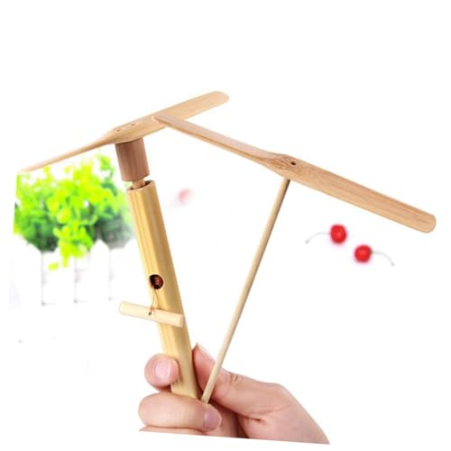 HANABASS 3 Stück Teiliges Bambus Drachenflieger Zugleine Balancierendes Outdoor flugspielzeug für Ab Jahren Sicherer Langlebiger Naturwerkstoff Fördert Motorische Fähigkeiten und von HANABASS