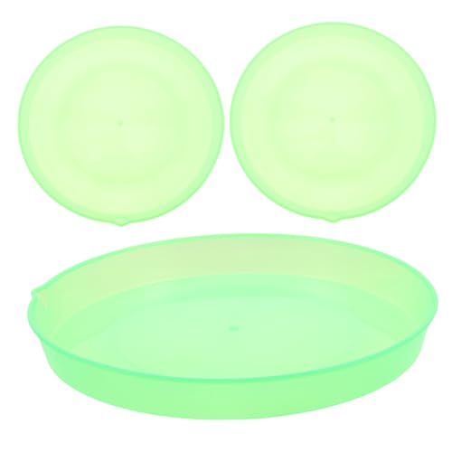 HANABASS 3 Stück Teiliges Bubble Tray mit Kindgerechte Seifenwasser Aufbewahrungsplatten für Outdoor Spaß für Geburtstagsfeiern Sommeraktivitäten und Kreatives Spiel von HANABASS