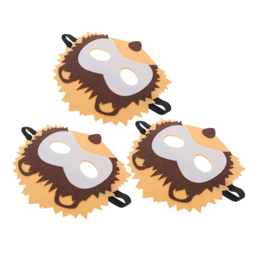 HANABASS 3 Stück Teiliges Cartoon Tiermasken aus Vliesstoff Wiederverwendbare Igel Maske für Halloween Cosplay Kostümparty Karneval Kreative Bunte Tiergesichtsmasken für Erwachsene HANABASS 3 Stück Teiliges Cartoon Tiermasken aus Vliesstoff Wiederverwendbare Igel Maske für Halloween Cosplay Kostümparty Karneval Kreative Bunte Tiergesichtsmasken für Erwachsene von HANABASS