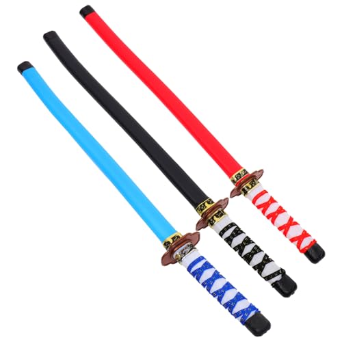 HANABASS 3stücke Für Junge Mädchen Party Geburtstagsspiele Japanische Schwerter Requisiten Junge Mädchen Spielzeug Outdoorspielzeug Cosplay- Requisiten HANABASS 3stücke Für Junge Mädchen Party Geburtstagsspiele Japanische Schwerter Requisiten Junge Mädchen Spielzeug Outdoorspielzeug Cosplay- Requisiten von HANABASS