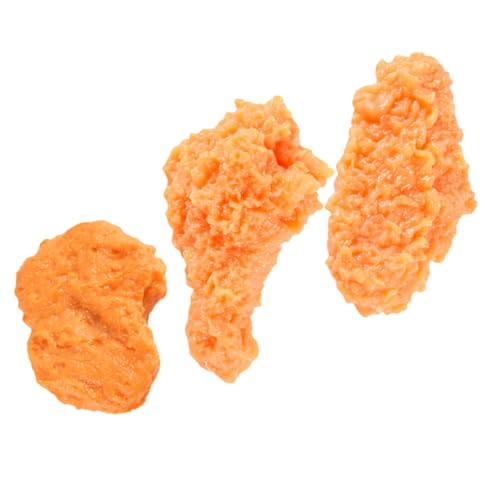 HANABASS 3 Stück Teiliges Gefälschtes Hähnchen Modell mit Flügeln Keulen und Nuggets Realistische Restaurant Deko Fotorequisite Lebensnahes Lebensmittel Display Geeignet für HANABASS 3 Stück Teiliges Gefälschtes Hähnchen Modell mit Flügeln Keulen und Nuggets Realistische Restaurant Deko Fotorequisite Lebensnahes Lebensmittel Display Geeignet für von HANABASS