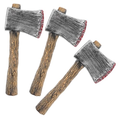 HANABASS 3 Stück Teiliges Halloween Realistische Blutige Axtköpfe Piratenkostüm Requisite Gruselige Fake Äxte für Spukhaus Party Gartendekoration Wiederverwendbar HANABASS 3 Stück Teiliges Halloween Realistische Blutige Axtköpfe Piratenkostüm Requisite Gruselige Fake Äxte für Spukhaus Party Gartendekoration Wiederverwendbar von HANABASS