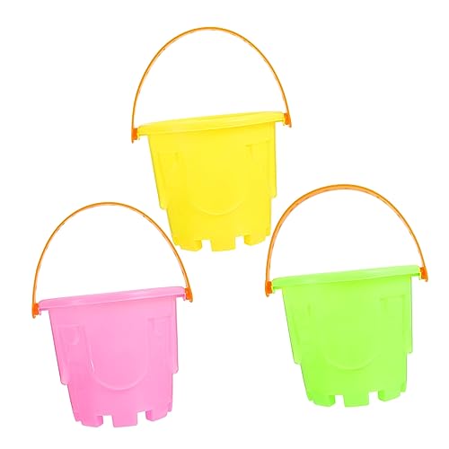 HANABASS 3 Stück Teiliges Kindersandspielzeug aus Hochwertigem Kunststoff Leichte Mini Strandeimer mit Kreativem Design für Sommer Strandspiele und Freizeitaktivitäten im Zufällige Farbe HANABASS 3 Stück Teiliges Kindersandspielzeug aus Hochwertigem Kunststoff Leichte Mini Strandeimer mit Kreativem Design für Sommer Strandspiele und Freizeitaktivitäten im Zufällige Farbe von HANABASS