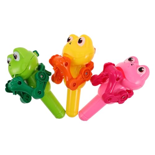 HANABASS 3 Stück Teiliges Lutscher Roboter Frosch Lutscher Halter und Aufbewahrung für Süße Früchte Kinderfreundlich für für Jungen und Mädchen von HANABASS