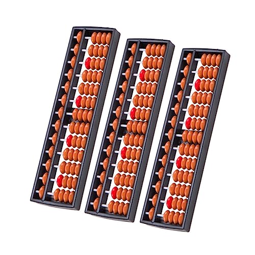 HANABASS 3 Stück Teiliges Tragbares Lernspielzeug für Multifunktionaler Mini Rechenrahmen aus Robustem Material Rechenfähigkeiten und Konzentration der Grundschule von HANABASS