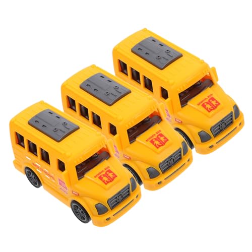 HANABASS 3 Stück Teiliges Zieh Auto mit Trägheitsantrieb Kleine Gelbe Schulbusse aus Langlebigem Sichere Glatte Oberfläche für Fantasievolles und Geschenkidee HANABASS 3 Stück Teiliges Zieh Auto mit Trägheitsantrieb Kleine Gelbe Schulbusse aus Langlebigem Sichere Glatte Oberfläche für Fantasievolles und Geschenkidee von HANABASS