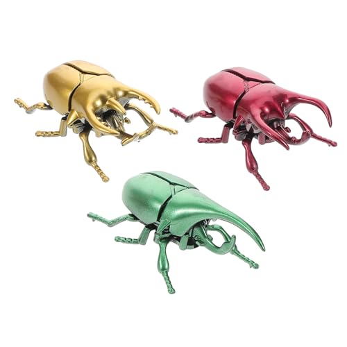 HANABASS 3 Stück Uhrwerk- -Modell falsche Fehler Käferspielzeug für gefälschte Streichartikel Käferwanze Tiermodelle für Insektendekor Käferfiguren Plastik HANABASS 3 Stück Uhrwerk- -Modell falsche Fehler Käferspielzeug für gefälschte Streichartikel Käferwanze Tiermodelle für Insektendekor Käferfiguren Plastik von HANABASS
