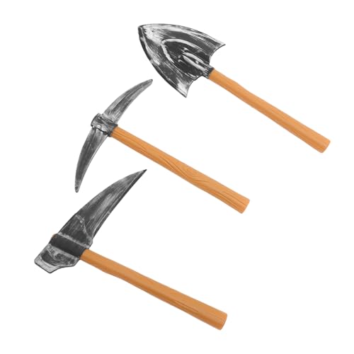 HANABASS 3 Stück Zwergenanzug Zubehör gefälschte Spitzhacke Karnevalskostüme Gnom Halloween -Requisite Zwerg-Spitzhacke-Requisite Karnevalsspielzeug Bühnenleistung Schaum für Plastik HANABASS 3 Stück Zwergenanzug Zubehör gefälschte Spitzhacke Karnevalskostüme Gnom Halloween -Requisite Zwerg-Spitzhacke-Requisite Karnevalsspielzeug Bühnenleistung Schaum für Plastik von HANABASS