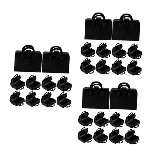 HANABASS 30 Stck. Puppenhaus-Tasche Zubehör für den Puppenhausgarten Mini -Make -up -Rucksack Carrier -Rucksackspielzeug winziger Rucksack für Childrens Plastik Schwarz HANABASS 30 Stck. Puppenhaus-Tasche Zubehör für den Puppenhausgarten Mini -Make -up -Rucksack Carrier -Rucksackspielzeug winziger Rucksack für Childrens Plastik Schwarz von HANABASS