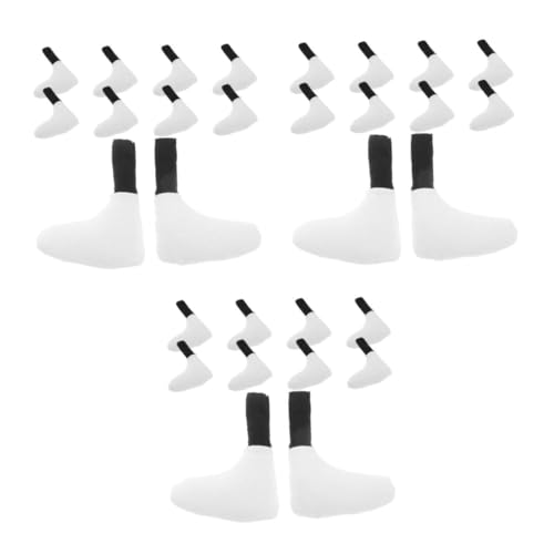 HANABASS 30 Stck. Teiliges Baumwoll Puppenfüße Flexible Gelenkbeine für Handgemachte Stoffpuppen Vielseitige Bastelzubehör für DIY Puppenherstellung und Kreative Stoffprojekte von HANABASS