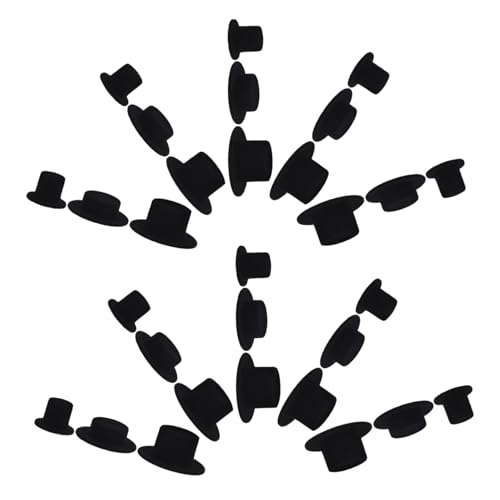 HANABASS 30 Stück Mini Top Hat für Bastelprojekte Teiliges Verschiedenen für Schneemann Dekorationen Puppenhüte und DIY für Partys und Kreative Anlässe HANABASS 30 Stück Mini Top Hat für Bastelprojekte Teiliges Verschiedenen für Schneemann Dekorationen Puppenhüte und DIY für Partys und Kreative Anlässe von HANABASS