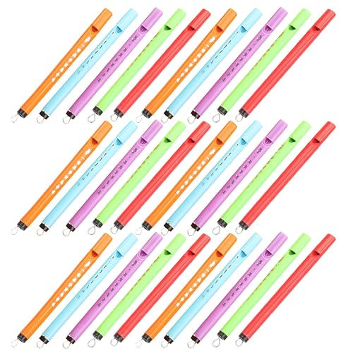 HANABASS 30 Stück Miniaturisierte Vogelpfeife Teiliges Tragbare Flöten Spielzeuge für Teens Musikspielzeug mit Zufälligen Farben für Geburtstage und Weihnachten Zufällige Zufällige Farbe von HANABASS