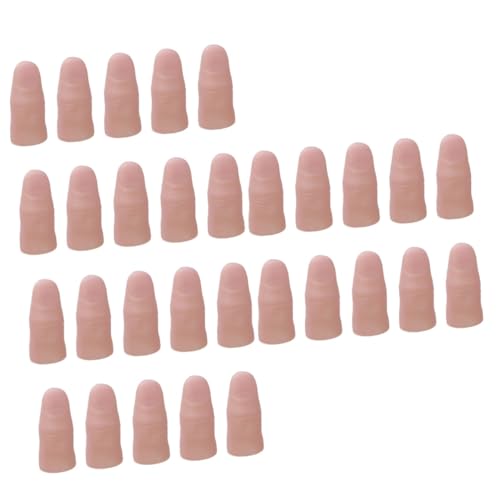 HANABASS 30 Stück Simulation Fingerspitzenmagiespielzeuge Nägel simuliert gefälscht Streich Nagel Fake-Finger-Trick-Requisite Daumentrick falscher Finger Fake-Daumen-Trick Fingerspielzeug HANABASS 30 Stück Simulation Fingerspitzenmagiespielzeuge Nägel simuliert gefälscht Streich Nagel Fake-Finger-Trick-Requisite Daumentrick falscher Finger Fake-Daumen-Trick Fingerspielzeug von HANABASS