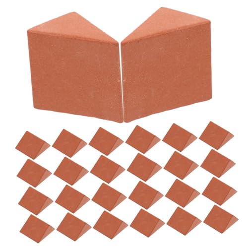 HANABASS 30 Stück Teiliges Mini Ziegelsteine Realistische Kleine Bausteine Wiederverwendbar für DIY Basteln Flexible Steine für Kinderspiel von HANABASS