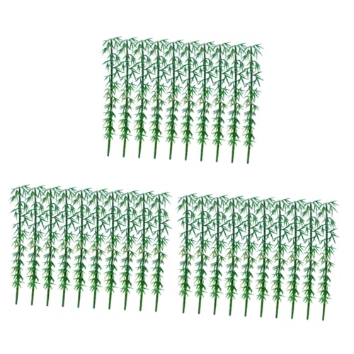 HANABASS 30 Teiliges Mini Bambusmodell Künstliche Bambuspflanzen Miniaturbaum Dekoration Sandtisch DIY Zubehör Realistische Mikro Landschaft für Modellbau und Mini Gärten von HANABASS