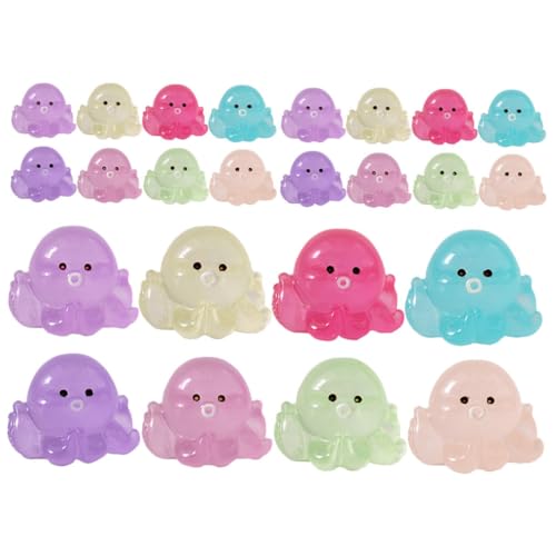 HANABASS 32 Stück Teiliges Mini Resin Meeresbewohner Figuren Leuchtende Kleine Statue aus Kunstharz Vielseitig für Aquarium Feengarten Sukkulenten und DIY Dekorationen Bunte Mini HANABASS 32 Stück Teiliges Mini Resin Meeresbewohner Figuren Leuchtende Kleine Statue aus Kunstharz Vielseitig für Aquarium Feengarten Sukkulenten und DIY Dekorationen Bunte Mini von HANABASS