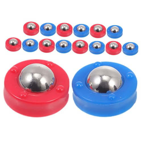 HANABASS Tabelle Fußball Spiel Zubehör 32 Stücke Roll Perlen Indoor Shuffleboard Multi-Funktion von HANABASS