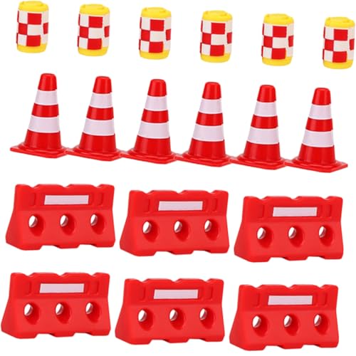 HANABASS 36 Stück Straßenschild Barrikade Kind Sortiert Verkehr Miniatur Für Klein Hindernis Im Freien Rasen Zaun Barrikaden Farbe Straßenspielzeug Plastik HANABASS 36 Stück Straßenschild Barrikade Kind Sortiert Verkehr Miniatur Für Klein Hindernis Im Freien Rasen Zaun Barrikaden Farbe Straßenspielzeug Plastik von HANABASS