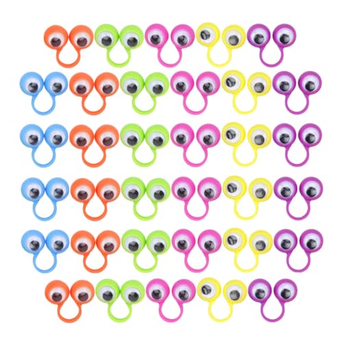 HANABASS 36Stücke Teiliges Augen Fingerpuppen mit Augapfelringen Lustige Spielzeuge für Zufälligen Farben für Rollenspiele und Geschichtenerzählen Partys HANABASS 36Stücke Teiliges Augen Fingerpuppen mit Augapfelringen Lustige Spielzeuge für Zufälligen Farben für Rollenspiele und Geschichtenerzählen Partys von HANABASS