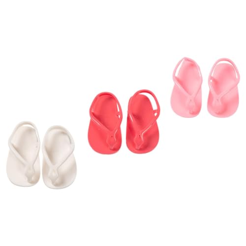 HANABASS 3Paare Puppen Sandalen für Puppen und Simulierte Sandalen Verschleißfeste Puppenschuhe für Puppen Outfits und Spielzeugdekoration HANABASS 3Paare Puppen Sandalen für Puppen und Simulierte Sandalen Verschleißfeste Puppenschuhe für Puppen Outfits und Spielzeugdekoration von HANABASS