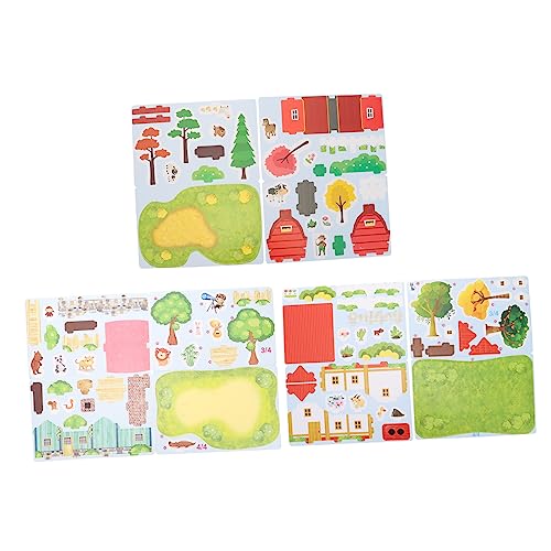 HANABASS 3Sätze Puzzle für Pädagogisches Kreativität und Räumlicher Fantasie Teiliges mit Landhaus und Zoo Modell Farbenfrohes Lernspielzeug für Ab HANABASS 3Sätze Puzzle für Pädagogisches Kreativität und Räumlicher Fantasie Teiliges mit Landhaus und Zoo Modell Farbenfrohes Lernspielzeug für Ab von HANABASS