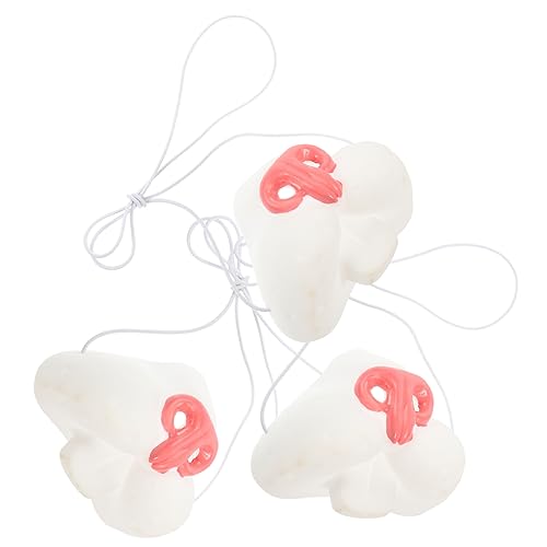 HANABASS 3Stücke Cosplay Kaninchennasen Requisiten für Halloween Karneval und Kostümpartys Realistische Hasenmaske für Frühlingsfeiern und Osterfeste HANABASS 3Stücke Cosplay Kaninchennasen Requisiten für Halloween Karneval und Kostümpartys Realistische Hasenmaske für Frühlingsfeiern und Osterfeste von HANABASS