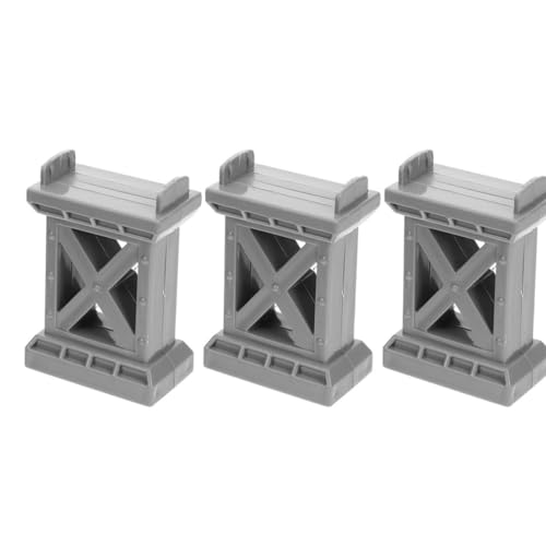 HANABASS 3Stücke Teiliges Brückenpfeiler Modellspielzeug aus Robustem für DIY Eisenbahnprojekte Fördert Kreativität und Stabilität im Spiel HANABASS 3Stücke Teiliges Brückenpfeiler Modellspielzeug aus Robustem für DIY Eisenbahnprojekte Fördert Kreativität und Stabilität im Spiel von HANABASS