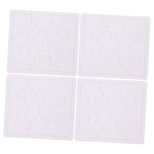 HANABASS 4 Blätter DIY Blank Puzzles Große Puzzles zum Bemalen Kreativ Gestaltbare Bastelmaterialien für Fördert Kognitive Fähigkeiten und Motorische Fertigkeiten für DIY Projekte und HANABASS 4 Blätter DIY Blank Puzzles Große Puzzles zum Bemalen Kreativ Gestaltbare Bastelmaterialien für Fördert Kognitive Fähigkeiten und Motorische Fertigkeiten für DIY Projekte und von HANABASS