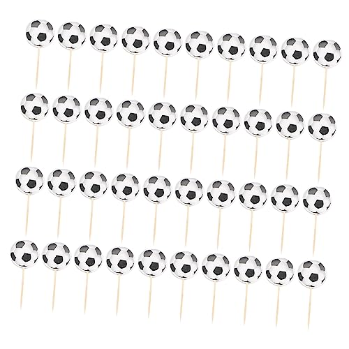 HANABASS 4 Sätze Fußball Kuchen Dekoration Themenkuchendekorationen Desserteinsatz Topper Kuchendekorationsbedarf Topper -kuchendekoration Zahnstocher 24 Stück * 4 HANABASS 4 Sätze Fußball Kuchen Dekoration Themenkuchendekorationen Desserteinsatz Topper Kuchendekorationsbedarf Topper -kuchendekoration Zahnstocher 24 Stück * 4 von HANABASS