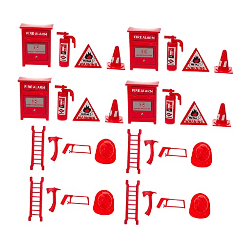 HANABASS Kleiner Feuerlöscher Spielzeug und Kleiner Feuerleiter Spielzeug für Kinder 4 Stück Leicht und Tragbar für Feuerwehr Kinder Rollenspiele Sicher und Langlebig HANABASS Kleiner Feuerlöscher Spielzeug und Kleiner Feuerleiter Spielzeug für Kinder 4 Stück Leicht und Tragbar für Feuerwehr Kinder Rollenspiele Sicher und Langlebig von HANABASS
