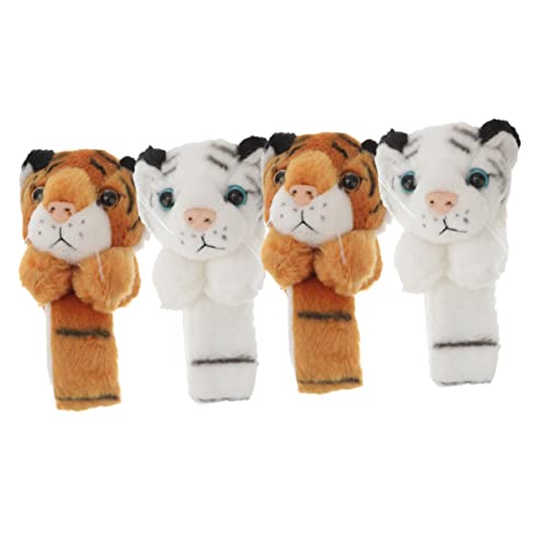HANABASS 4 Stck Plüsch Tierarmbänder Kuschelige Slap Armbänder für Tiger und Weiße Tiger Perfektes Partyspielzeug für Geburtstagsfeiern Halloween und Mehr HANABASS 4 Stck Plüsch Tierarmbänder Kuschelige Slap Armbänder für Tiger und Weiße Tiger Perfektes Partyspielzeug für Geburtstagsfeiern Halloween und Mehr von HANABASS