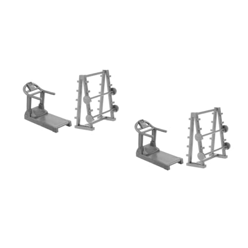 HANABASS 4 Stck. Maßstab Teiliges DIY Puppenhaus Sportmodelle Laufband und Hantelständer Realistische Bewegung Dekoration Vielseitig für Puppenhaus und Mikrolandschaft HANABASS 4 Stck. Maßstab Teiliges DIY Puppenhaus Sportmodelle Laufband und Hantelständer Realistische Bewegung Dekoration Vielseitig für Puppenhaus und Mikrolandschaft von HANABASS