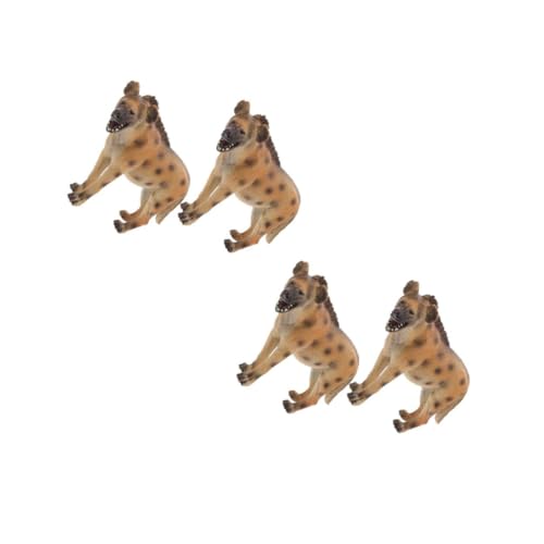 HANABASS 4 Stck. Realistisches Hyänenmodell aus Kunststoff Pädagogisches Wildtierspielzeug für Jungen Mädchen Ab Jahren Lebensechte Afrikanische Hyänen Figuren für Lernen und Sammeln HANABASS 4 Stck. Realistisches Hyänenmodell aus Kunststoff Pädagogisches Wildtierspielzeug für Jungen Mädchen Ab Jahren Lebensechte Afrikanische Hyänen Figuren für Lernen und Sammeln von HANABASS