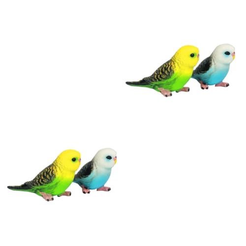 HANABASS 4 Stck. Simulierte kleine Papageienspielzeug kleines Papageienmodell Vogelmodellschmuck Mini-Papagei-Figurenmodell Vogelmodell Kinderspielzeug HANABASS 4 Stck. Simulierte kleine Papageienspielzeug kleines Papageienmodell Vogelmodellschmuck Mini-Papagei-Figurenmodell Vogelmodell Kinderspielzeug von HANABASS