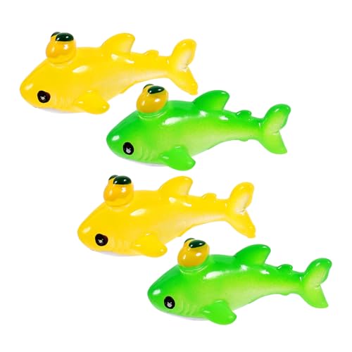 HANABASS Aquarium-Ornamente 4 Stück Meerestierfiguren Miniatur-wal- Für Aquarium Und Garten von HANABASS
