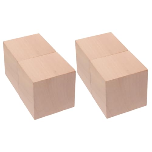HANABASS 4 Stück Bausteine Lehrmittel Holzhandwerk pädagogisches Blockspielzeug unvollendete quadratische Holzblöcke unfertige Holzwürfel unfertige Leere Holzwürfel hölzern Khaki HANABASS 4 Stück Bausteine Lehrmittel Holzhandwerk pädagogisches Blockspielzeug unvollendete quadratische Holzblöcke unfertige Holzwürfel unfertige Leere Holzwürfel hölzern Khaki von HANABASS