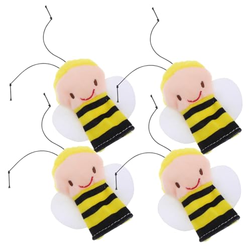 HANABASS 4 Stück Bienen-Fingerpuppenspielzeug Puppen zum Geschichtenerzählen Fingerspielzeug Kleinkindspielzeug weiche Fingerpuppen Fingerpuppen Tier-Fingerpuppenspielzeug Plüsch HANABASS 4 Stück Bienen-Fingerpuppenspielzeug Puppen zum Geschichtenerzählen Fingerspielzeug Kleinkindspielzeug weiche Fingerpuppen Fingerpuppen Tier-Fingerpuppenspielzeug Plüsch von HANABASS