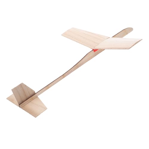 HANABASS 4 Stück DIY Holzflugzeug Bausatz Handgeworfene Segelflugzeuge Holzpuzzle Modellbausatz Für Schulbasteln Indoor Outdoor Und Dekoration von HANABASS
