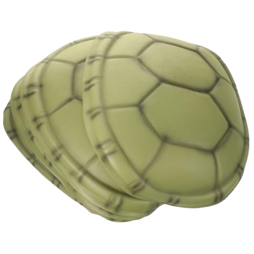 HANABASS 4 Stück Halloween verkleiden Schildkröten-Po-Pads Schildkrötenpanzer Kostüm Kostüme Halloween Costume Halloween Kleidung Cosplay-Schildkrötenpanzer Requisiten für Eva von HANABASS