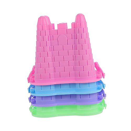 HANABASS 4 Stück Kinderspielzeugschloss Barrel Sandburg-Eimer Sandburgform Beach Eimer für Sandburgen Sandformen für den Strand Plastik HANABASS 4 Stück Kinderspielzeugschloss Barrel Sandburg-Eimer Sandburgform Beach Eimer für Sandburgen Sandformen für den Strand Plastik von HANABASS