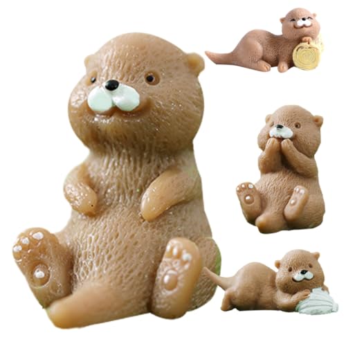 HANABASS 4 Stück Kleine Otter-Dekoration Oh Miniatur-Otter-Figur Dekorationen Kuchendeckel Otterfigur Geburtstagsgeschenk mikrolandschaft Mikrootter Miniatur-Otter aus Kunstharz Harzotter HANABASS 4 Stück Kleine Otter-Dekoration Oh Miniatur-Otter-Figur Dekorationen Kuchendeckel Otterfigur Geburtstagsgeschenk mikrolandschaft Mikrootter Miniatur-Otter aus Kunstharz Harzotter von HANABASS