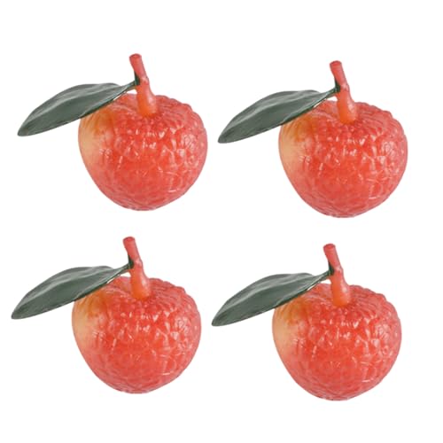 HANABASS 4 Stück Künstliche Litschis Teiliges Realistische Dekorationsfrüchte für Tischdeko Obstschalen und Home Decor PVC Simulation Litchi Modell Lebensechte Früchte für Fotorequisiten HANABASS 4 Stück Künstliche Litschis Teiliges Realistische Dekorationsfrüchte für Tischdeko Obstschalen und Home Decor PVC Simulation Litchi Modell Lebensechte Früchte für Fotorequisiten von HANABASS