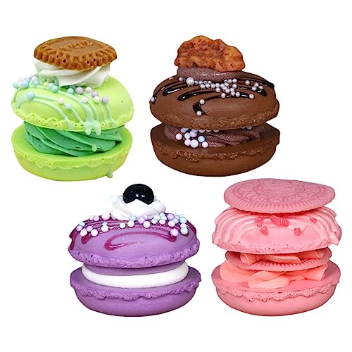 HANABASS 4 Stück Künstliche Macaron Modelle Realistische Dekorationsobjekte für Kuchenladen Fotografie Hochzeit und Zuhause für Kreative Anlässe HANABASS 4 Stück Künstliche Macaron Modelle Realistische Dekorationsobjekte für Kuchenladen Fotografie Hochzeit und Zuhause für Kreative Anlässe von HANABASS
