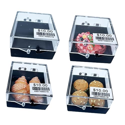 HANABASS 4 Stück Lebensmittelspielzeug simuliertes Brot und Kuchen lebendiges Lebensmittelmodell Mini-Essen gefälschtes Lebensmittelmodell Kuchen-Modell Kind spielt Plastik HANABASS 4 Stück Lebensmittelspielzeug simuliertes Brot und Kuchen lebendiges Lebensmittelmodell Mini-Essen gefälschtes Lebensmittelmodell Kuchen-Modell Kind spielt Plastik von HANABASS