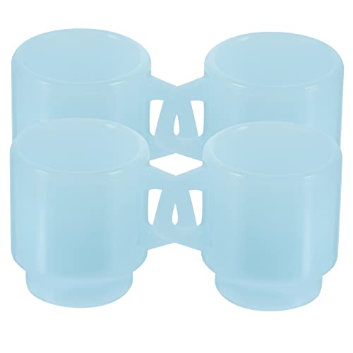 HANABASS 4 Stück Mini -Becher -Modell Kleinkind einfach Rosa Puppenhaus-Teetasse Miniatur Mini-Hauswasserbecher Mini -Foto -Requisiten Kinderspielzeug Plastik Sky-Blue von HANABASS