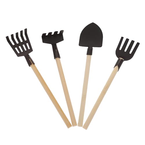 HANABASS 4 Stück Mini Gartenwerkzeug Set für Teiliges Set aus Schaufel Rechen und Forke Gartenspielzeug für Mini Häuser und Feengärten Fördert Kreativität und Vorstellungskraft HANABASS 4 Stück Mini Gartenwerkzeug Set für Teiliges Set aus Schaufel Rechen und Forke Gartenspielzeug für Mini Häuser und Feengärten Fördert Kreativität und Vorstellungskraft von HANABASS
