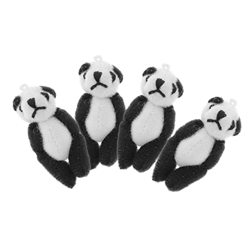 HANABASS 4 Stück Mini Panda Plüschspielzeug Süße Schlüsselanhänger und Dekofiguren Große Kuscheltiere für und Festliche Dekoration HANABASS 4 Stück Mini Panda Plüschspielzeug Süße Schlüsselanhänger und Dekofiguren Große Kuscheltiere für und Festliche Dekoration von HANABASS
